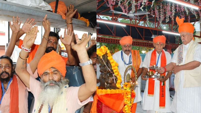 अमरनाथ यात्रा के लिए जम्मू से पहला जत्था रवाना, उपराज्यपाल मनोज सिन्हा ने दिखाई हरी झंडी