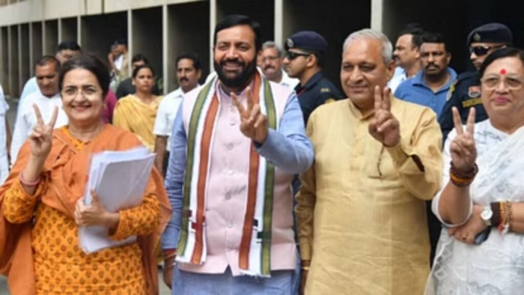 राज्यसभा उपचुनाव: किरण चौधरी ने हरियाणा से दाखिल किया नामांकन, JJP के कुछ बागी विधायकों का मिला समर्थन