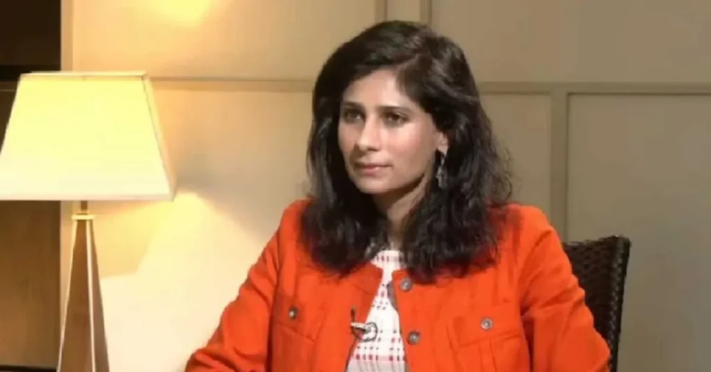 ‘भारत की आर्थिक वृद्धि दर उम्मीद से बेहतर’: गीता गोपीनाथ