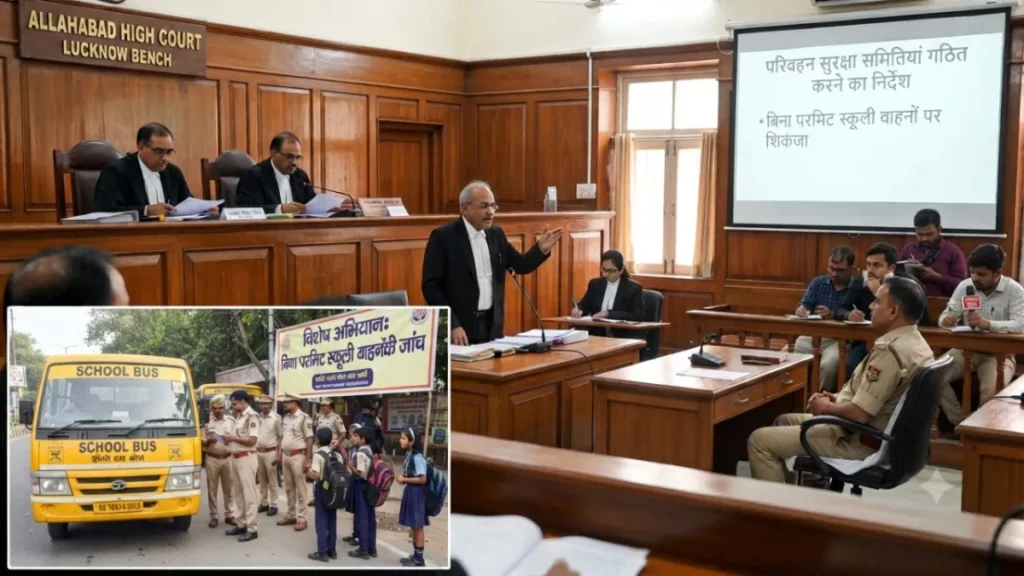 इलाहाबाद हाईकोर्ट का बड़ा आदेश :यूपी के हर जिले में स्कूल परिवहन सुरक्षा समिति बनाना अनिवार्य, मुख्य सचिव को निर्देश