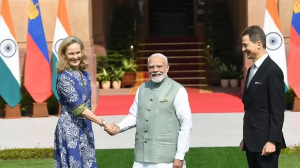 लिकटेंस्टाइन के प्रिंस एलॉइस ने पीएम मोदी से की मुलाकात, भारत के साथ रिश्ते मजबूत करने पर हुई चर्चा